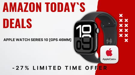 Apple Watch Series 10 GPS 46mm with AppleCare+ – Massive $139 Discount Available!