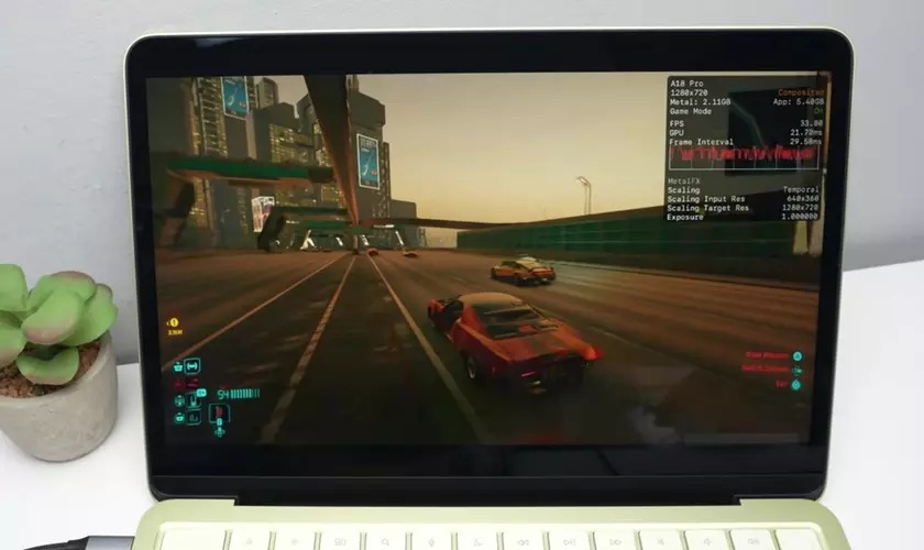 Cyberpunk 2077: Возможности игры на новом MacBook Neo