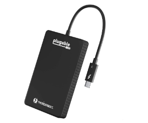 Plugable Thunderbolt 3 External SSD NVMe Drive