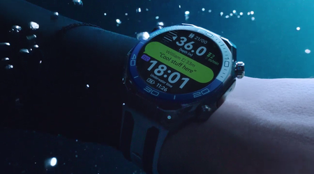 Huawei Watch Ultimate 2 received the Sonar Messaging feature and allows you to communicate underwater like dolphins