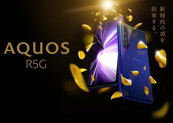 Sharp Aquos R5G: флагман с двумя «чёлками», дисплеем на 120 Гц, чипом Snapdragon 865 и квадро-камерой