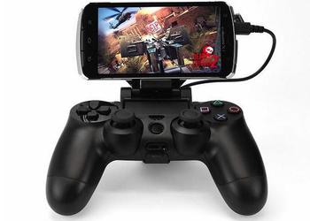 Аксессуар для подключения геймпада DualShock 4 к смартфону