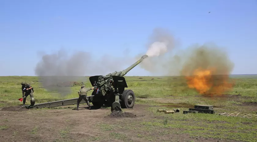 Вооружённые Силы Украины уничтожили советскую 152-мм гаубицу 2А65 «Мста-Б» на территории россии