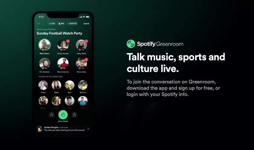 Конкурент Clubhouse и Twitter Spaces: Spotify запустил приложение для аудиоконференций Greenroom