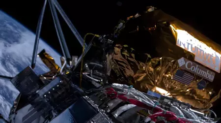 The United States has made the first landing on the Moon in half a century