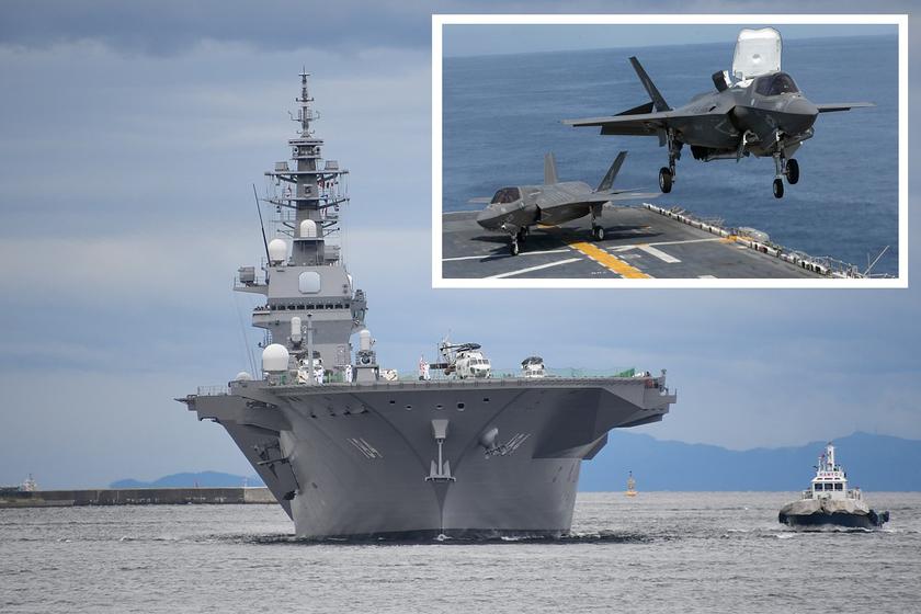 Япония строит авианосцы класса Izumo для американских истребителей пятого поколения F-35B Lightning II