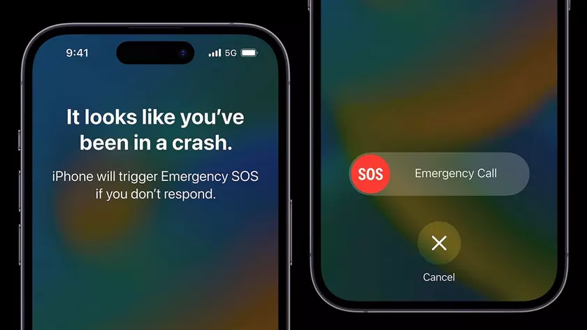 iPhone 14 благодаря функциям Crash Detection и Emergency SOS спас водителя, автомобиль которого рухнул в пропасть с высоты 120 метров