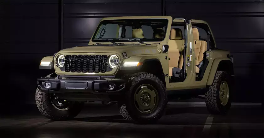 Wrangler 4xe Willys '41 Special Edition: Jeep выпустил современный внедорожник с гибридным двигателем в стиле военного Willys MB 1941 года