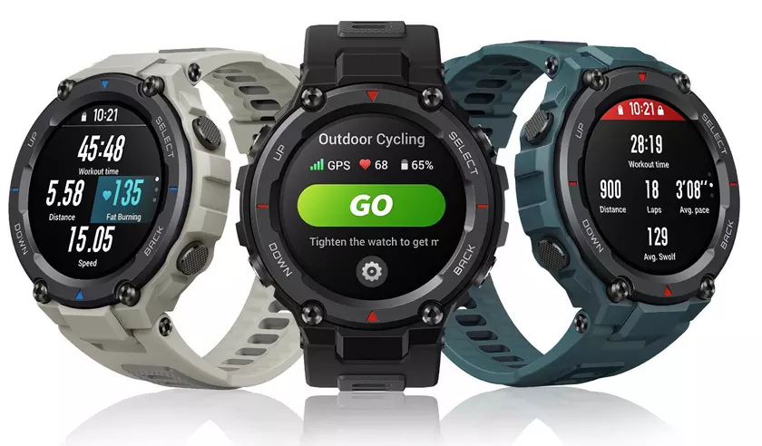 Amazfit T-Rex Pro c защищённым корпусом, датчиком SpO2 и автономностью до 18 дней продают на Amazon со скидкой $20