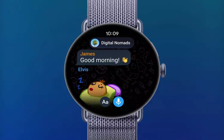 Telegram revient sur les montres Wear ...