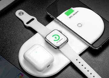 Беспроводная 18 ваттная-зарядка Baseus 3-в-1 за $24 одновременно зарядит iPhone, Apple Watch и AirPods