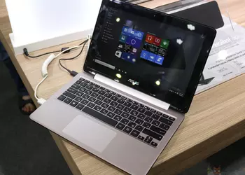 11-дюймовый трансформер ASUS Transformer Book Flip TP200 на Intel Braswell с USB Type-C