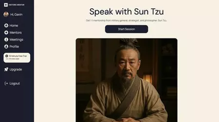 Le service Historic Mentor offre des conseils de Marcus Aurelius, Socrate et Sun Tzu