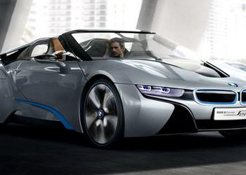 Представлен гибридный родстер BMW i8 Spyder