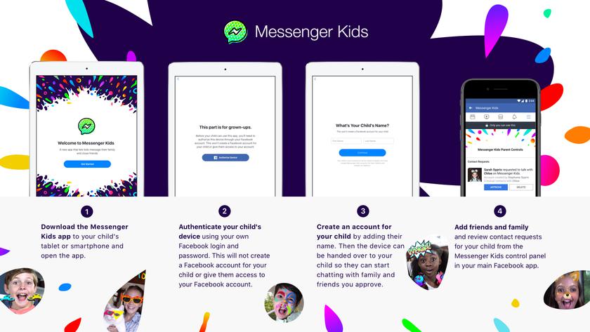 Facebook запустил мессенджер для детей Messenger Kids