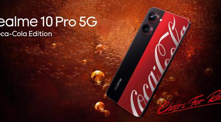 Insider a montré une vidéo du realme 10 Pro 5G Coca Cola Edition : une version spéciale du smartphone realme 10 Pro 5G avec un écran 120Hz et une puce Snapdragon 695.
