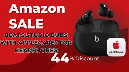 Beats Studio Buds with AppleCare+ for Headphones - Black Friday $79.96 OFF! 