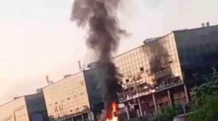 Ukrainian drones attack Russian technology hub near Moscow