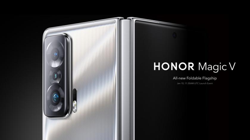 Już oficjalnie: Honor Magic V, pierwszy składany smartfon z procesorem Snapdragon 8 Gen1, zostanie zaprezentowany 10 stycznia