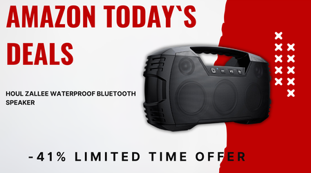 Houl Zallee IPX7 Waterproof Bluetooth Speaker – Save $40 on 40W Outdoor Audio Power!