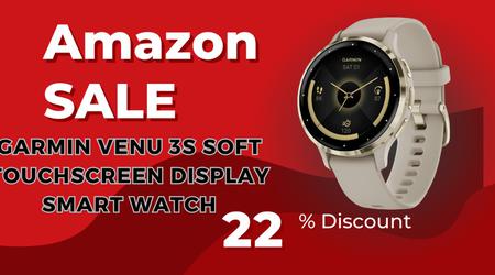 Garmin Venu 3S Soft Smart Watch - Now $100 Off! Amazing Deal!