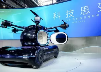 GAC представила GOVE: летающая капсула с вертикальным взлётом, которая может превращаться в электромобиль