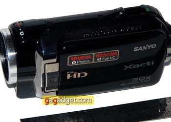 Обзор компактной FullHD-видеокамеры с 30-кратным зумом Sanyo Xacti SH1