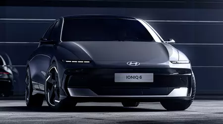 La Hyundai Ioniq 6 mise à jour (2026) reçoit des phares en deux parties.
