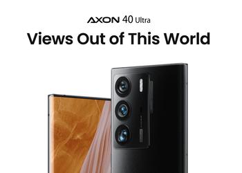 ZTE Axon 40 Ultra c чипом Snapdragon 8 Gen 1 и подэкранной камерой начали продавать на глобальном рынке