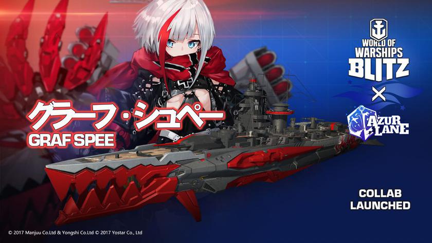 В World of Warships Blitz добавят корабли с ноткой японского безумия игры Azur Lane