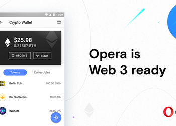 Opera запустила свой криптовалютный браузер для Android