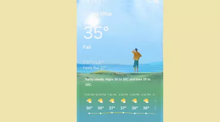 One UI 8 aggiungerà all'app "Meteo" un omino animato che suggerirà come vestirsi