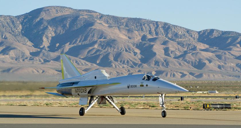 Boom Supersonic начал рулёжные испытания прототипа сверхзвукового самолёта Overture, который сможет развивать скорость более 2000 км/ч