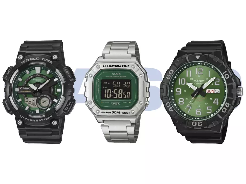 CASIO 腕時計 New Green Watches from Casio 2026: Models and Features
