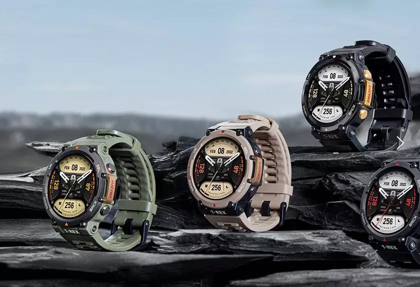 Huami представила Amazfit T-Rex 2: неубиваемые смарт-часы с автономностью до 45 дней за $225