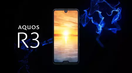 Sharp Aquos R3: чіп Snapdragon 855, подвійний виріз на екрані та підтримка частоти кадрів 120 Гц