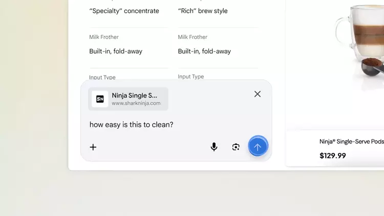 Le mode IA de Google Chrome ...