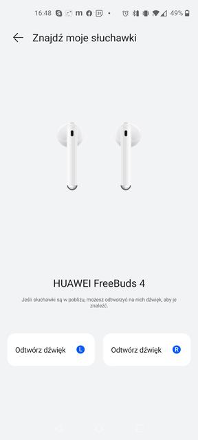 TWS- słuchawki z aktywną redukcją szumu: Recenzja Huawei Freebuds 4-33
