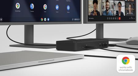 Belkin unveiled a 14-port docking station that is certified for Chrome OS laptops