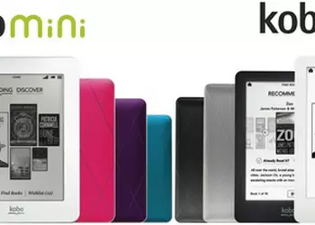Ридеры Kobo Mini и Glo: один на 5 дюймов, а второй - с подсветкой экрана