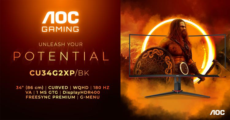 AOC Gaming CU34G2XP/BK - en WQHD-gamingskærm ...