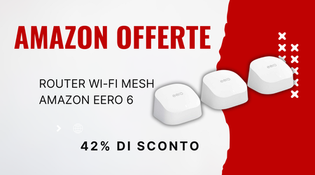 Amazon eero 6 Sistema Wi-Fi Mesh – Risparmia 110€ questo Black Friday!