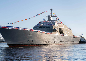 ВМС США ввели в експлуатацію бойовий корабель прибережної зони USS Marinette класу Freedom, який буде озброєний торпедами Honeywell Mk 50 і зенітними ракетами RIM-116 RAM