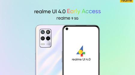 realme ha annunciato il programma di test Android 13 con realme UI 4.0 per realme 9 5G