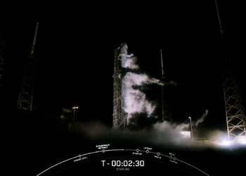 SpaceX по неизвестной причине отменила запуск спутников Starlink на ракете Falcon 9 за 40 секунд до старта