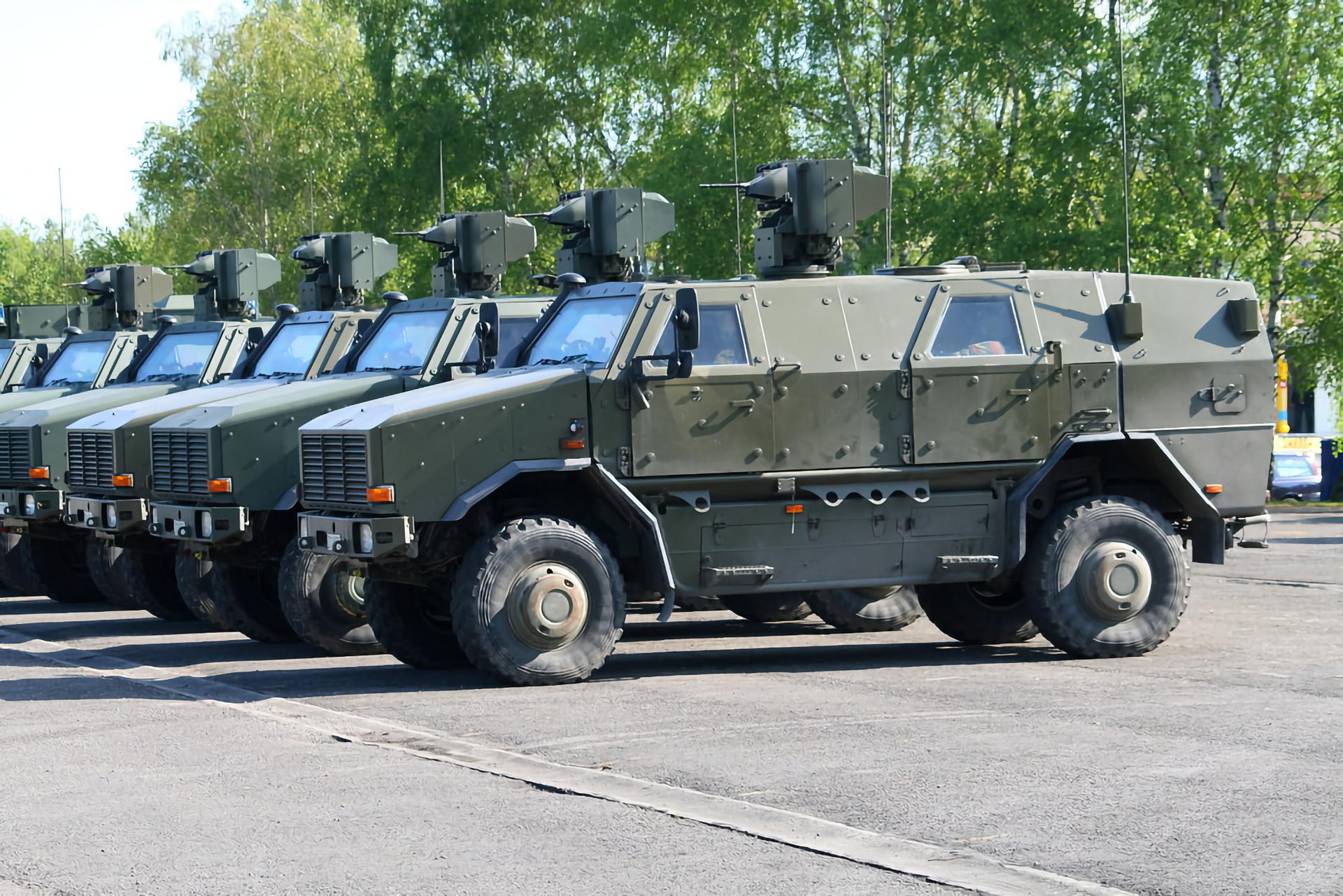 30 Dingo armored vehicles, missiles for the IRIST air defense system