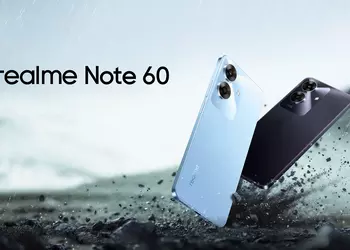 realme Note 60: смартфон за $90 с FHD+ экраном на 90 Гц, защитой IP64 и батареей на 5000 мАч