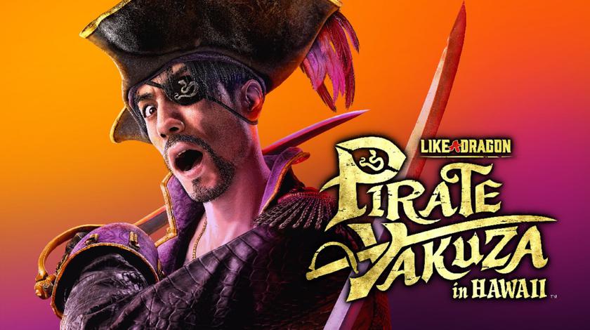 Основной арт Like a Dragon: Pirate Yakuza в Гавайской атмосфере!