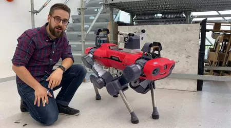 Swiss scientists have developed a four-legged robot that masterfully climbs stairs