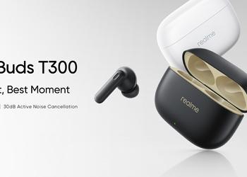 realme Buds T300: TWS headphones with ANC, Spatial Audio technology and up to 40 hours of battery life for $25